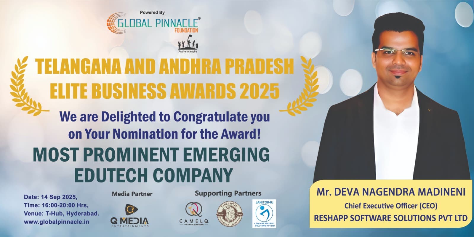 Achievers Awards 2026 — Most Outstanding Edutech Company