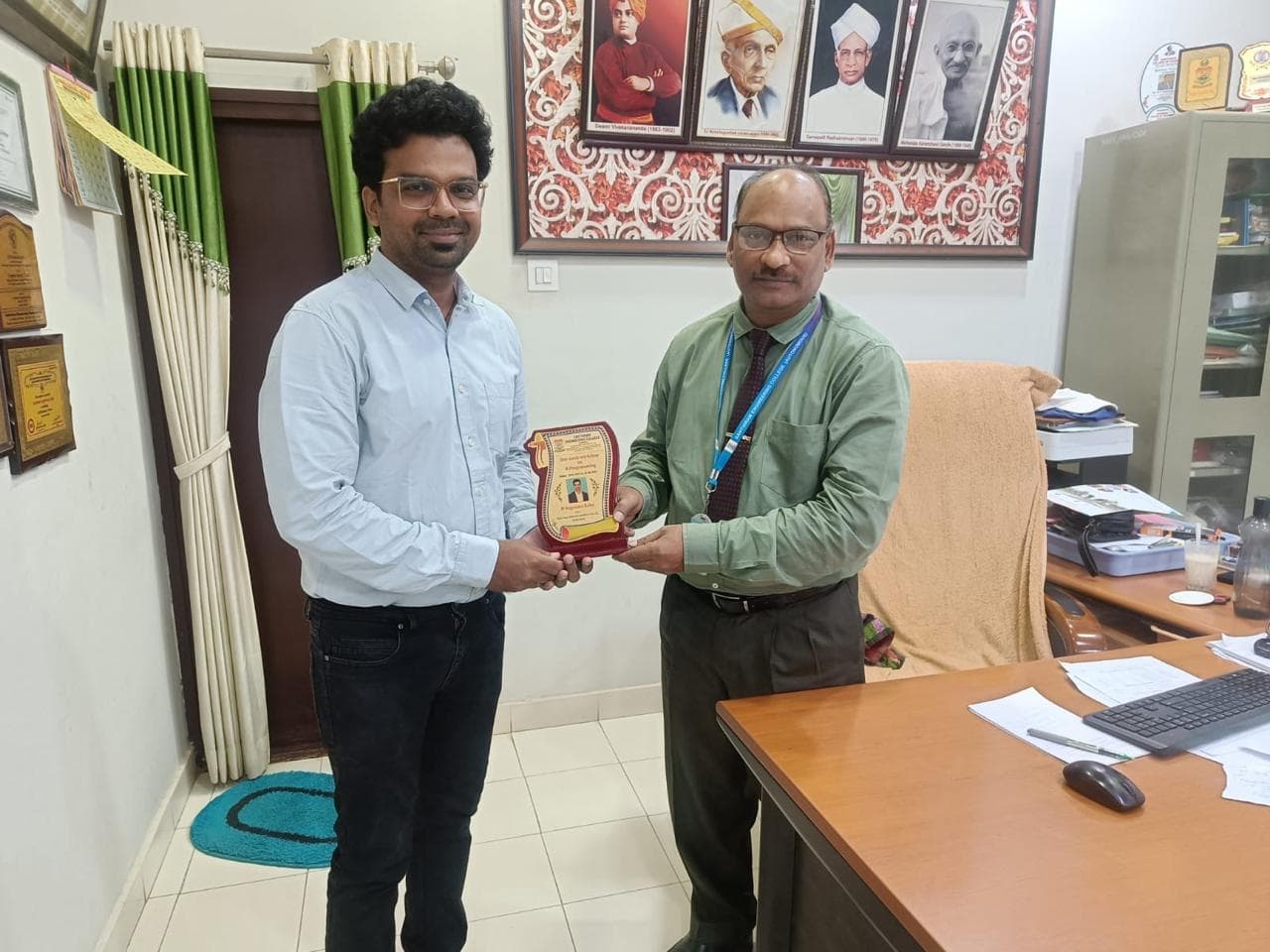 Shantiram Engineering College — Memento Presentation — Nandyal