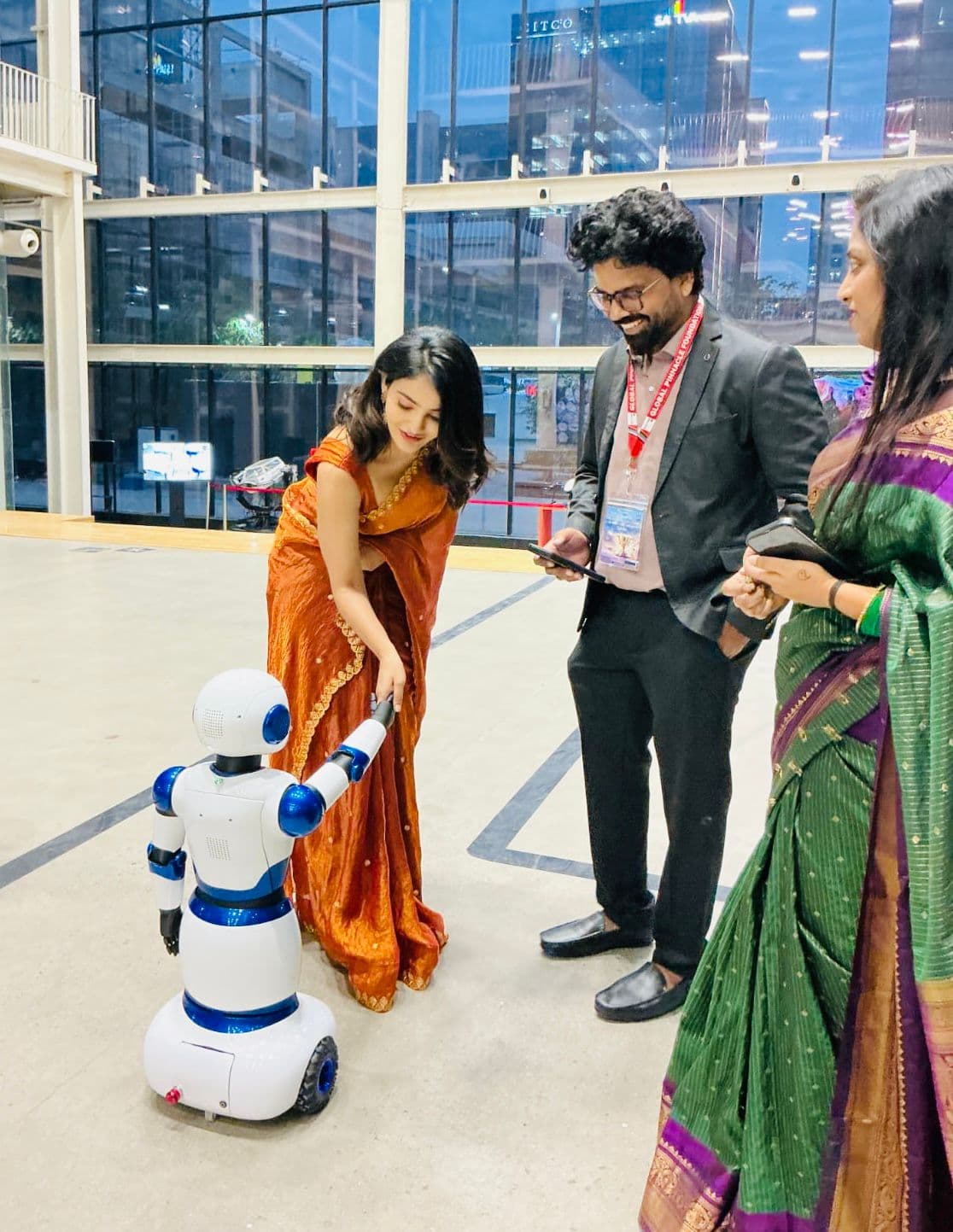 Robotics Showcase — ReshApp demonstrating robot to influencer